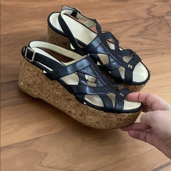 Chanel cork shoes - Picture 3 of 7